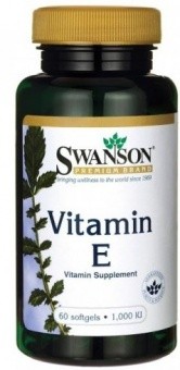 Swanson Swanson Vitamin E 1000 IU (450 Mg), 60 капс. 
